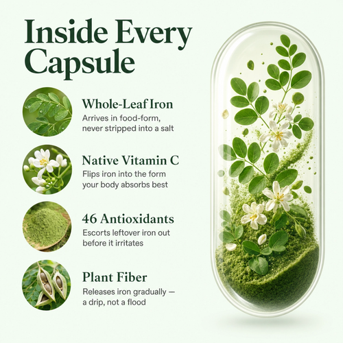 Whole-Leaf Moringa Capsules